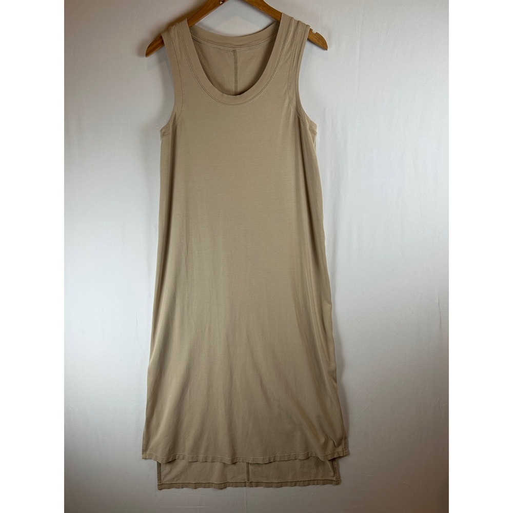 Lululemon‎ Beige Trench Khaki All Your Tank Maxi Dress Sleeveless Womens